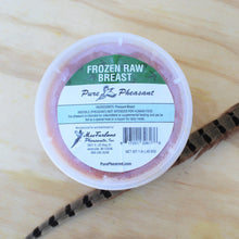 Cargar imagen en el visor de la galería, 1 lb container of frozen raw pheasant breast meat for pets
